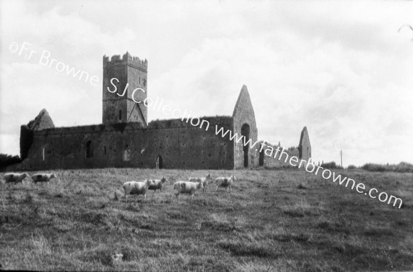 CLARE ABBEY(AUGUSTINIAN) FROM N.E.